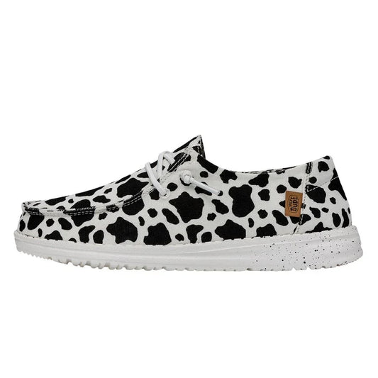 HeyDude Wendy — Milky Way Cow Print