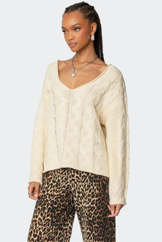 Cozy Cable Knit Sweater